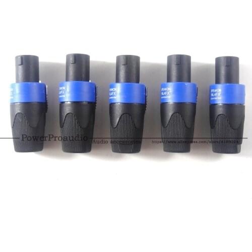 5PCS /LOT NL4FC Professional 4-core Speakon connector speaker plug For Neutrik
