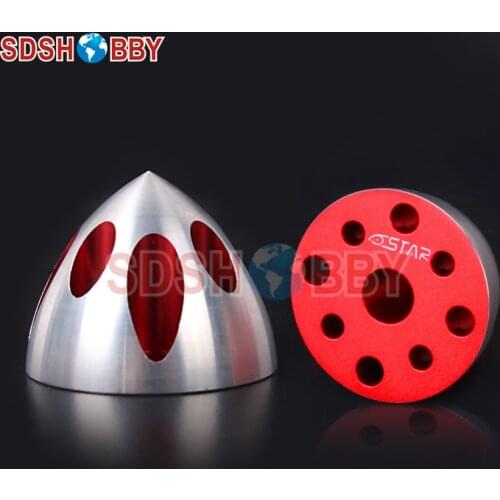 6STARHOBBY Solid Special Spinner-Red Color for DLE30, DLE35RA, DLE40, DLE50, DLE55, DLE55RA, DLE60/61, MLD35, MLD70, EME60