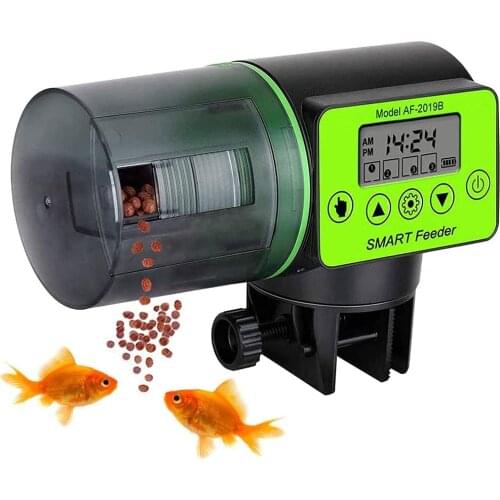 Fish Tank Automatic Feeder Smart Timing Automatic Feeder Aquarium Fish Feeder Large Capacity Fish Feeder