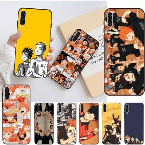 Anime volleyball boy Phone Case For Samsung A20 A30 30s A40 A7 2018 J2 J7 prime J4 Plus S5 Note 9 10 Plus