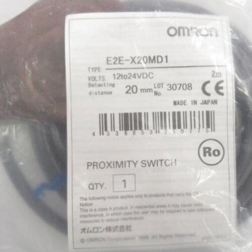 Proximity switch E2E-X20MD1 2M BY OMS E2E 7482M