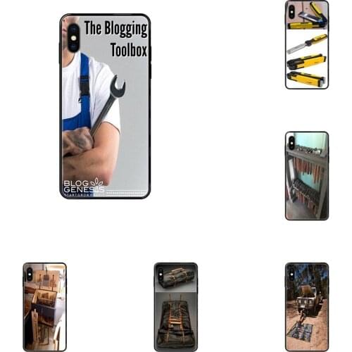 For Huawei Honor 20 20I 20S 10 10I 6A 7A 7X 8C 8X 9 9A 9I 9X Lite Pro Art Diy Luxury Black Soft Phone Case Toolbox Toolkit