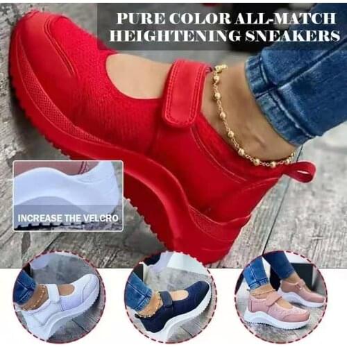 Summer Women Casual Shoes Sneakers Women Shoes 2021 Mesh Breathable Platform Chaussure Femme Non SlipWomen Vulcanize Shoes