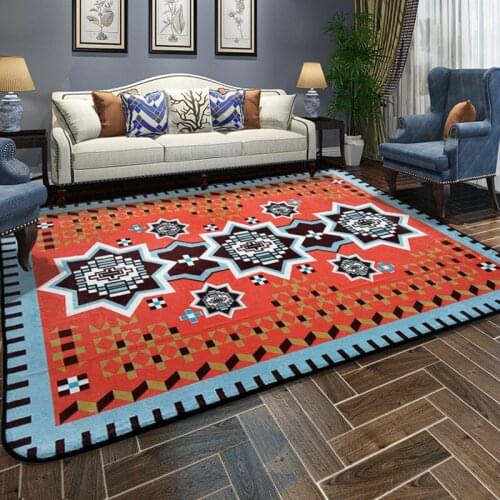 LIU Bohemia large carpet for living room and bedroom leisure soft sofa tapete kids room rug blankets Nordic fashion carpet MATS