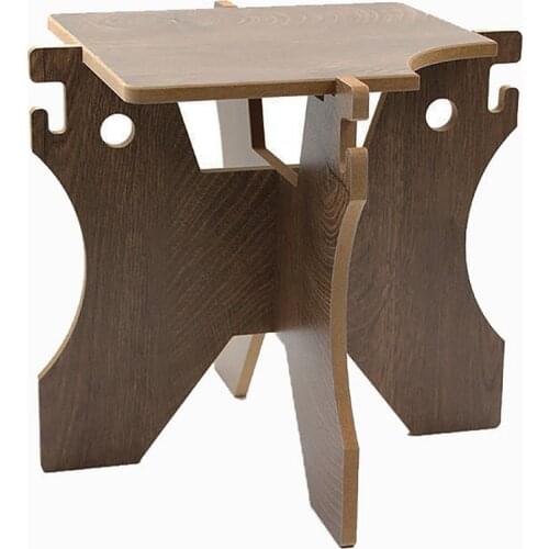 Multifunctional Foldable Outdoor Table, Camping Bucket Rack Barbecue Stool Folding Table Storage Table