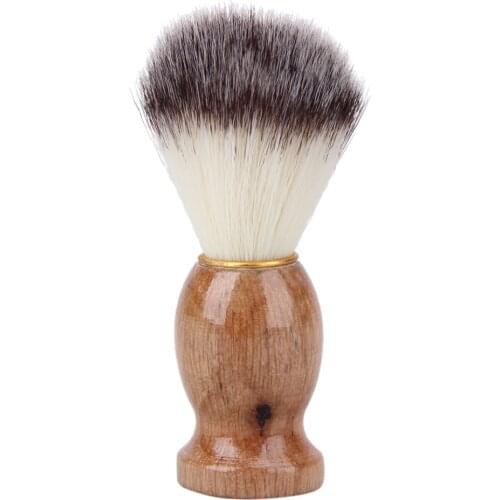 Men Shaving Brush Badger Hair Shave Wooden Handle Facial Beard Cleaning Appliance High Quality Pro Salon Tool Safety Razor Brush