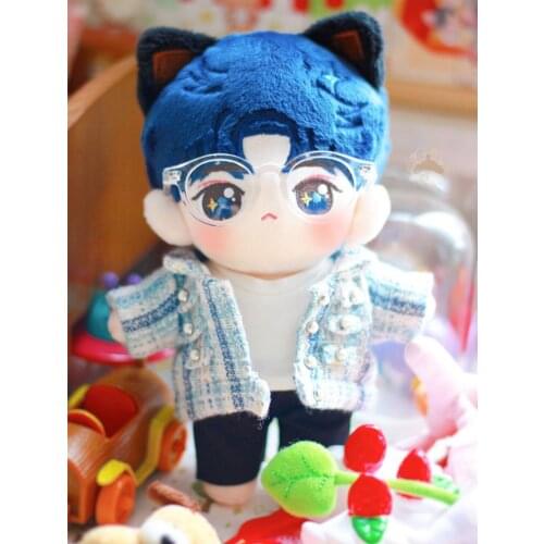 The Untamed Wang yibo star 20cm Suit fit for plush Doll Toy stuffed clothes Limit cute lovely thoughtful Christmas cosplay gift
