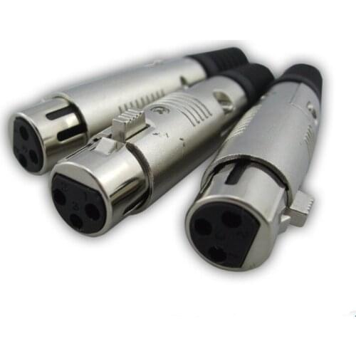 XLR XLR mother head microphone cable connector Mother microphone plug