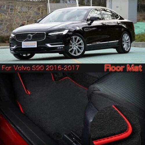 High Quality Soft Nylon Custom Made Non Slip Heavy Duty Floor Carpet Mat Rugs For Volvo S90 2016-2017