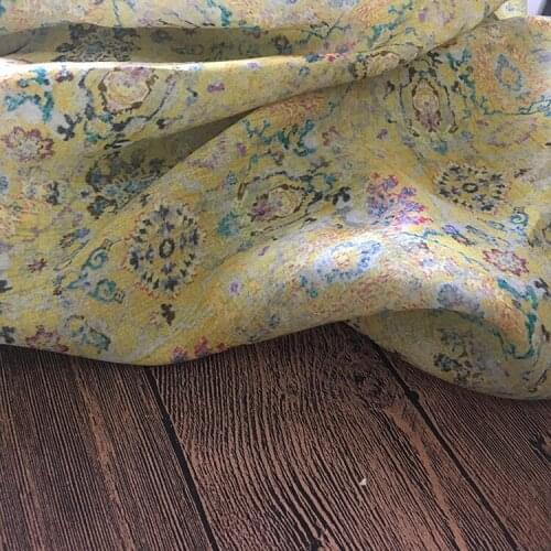 High Quality Natural Ramie patchwork digital printing tissu High-end gowns, cheongsams, dresses, shirts and skirts fabrics