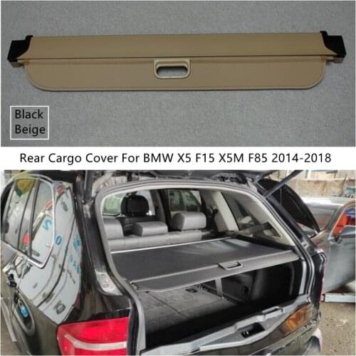 Rear Cargo Cover For BMW X5 F15 X5M F85 2014 2015 2016 2017 2018 Privacy Trunk Screen Security Shield Shade Auto Accessories