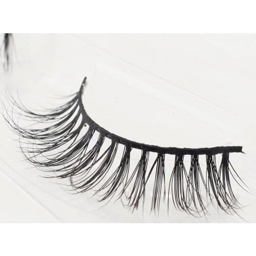 1 Pair Real 3D Mink Lashes Soft Natural False Eyelashes Mink Eyelashes Makeup Long Eye Lashes Eyelash Extension