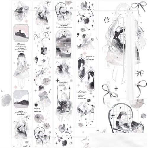 1 Loop 4 X 100cm Loneliness Her Washi Tape A Lonely Girl Sample Special Oil