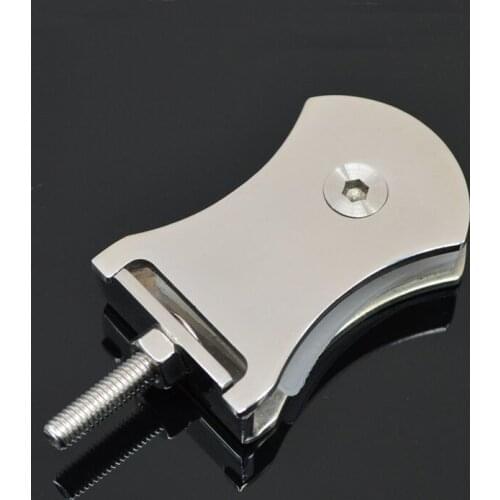 2pcs Bathroom Accessory 304 Stainless Steel Shower Room Accessories Moving Door Hanging Wheel Glass Hanging Clip Clamp