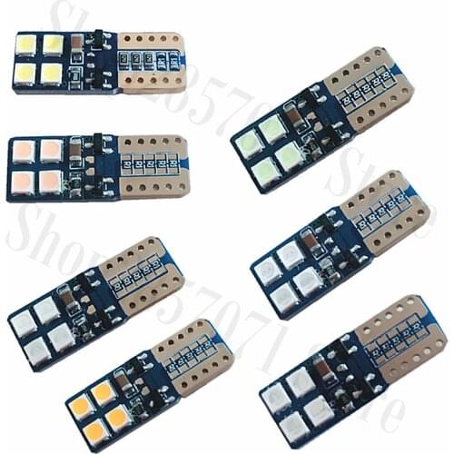 50PCS 2835 LED Car Light Bulbs Door Lamp Side Marker License Plate Reading Ligh