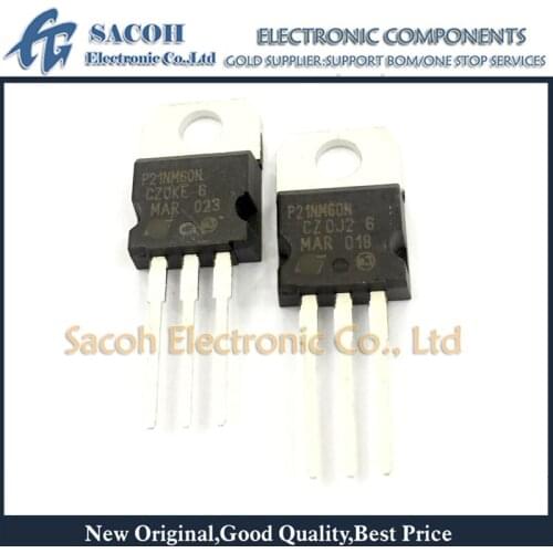 Free Shipping 10Pcs STP21NM60N P21NM60N STF21NM60N STB21NM60N TO-220/220F/263 17A 600V N-channel MOSFET