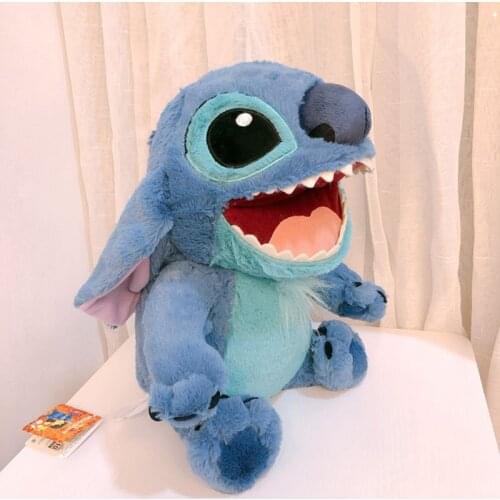 Big Size 38cm Lilo & Stitch Stuffed Plush Toys Lovely Stitch Plush Dolls Toy and Hand Puppets Gifts for Kids Gilrs