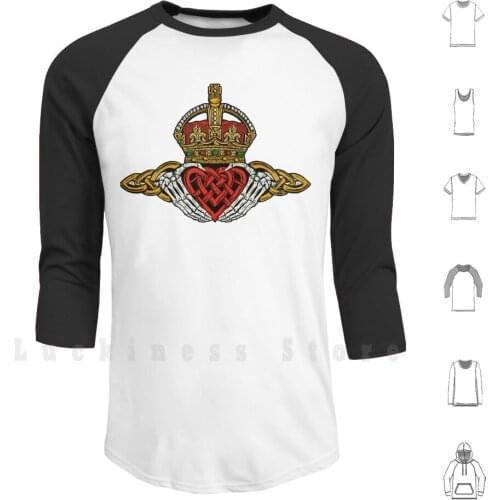 Skeleton Claddagh Color Hoodie Long Sleeve Claddagh Ireland Irish Claddagh Ring Skeleton Skeleton Hands Knot Irish