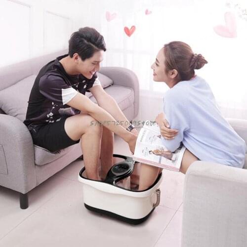 Double foot bath electric massage household couple foot bath fully automatic heating and constant temperature foot washing artif