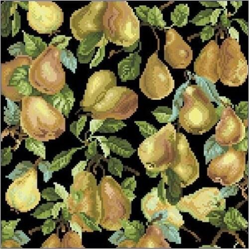Embroidery Package Hot Sell Best Quality Cross Stitch Kits Fruit Pears Free Shipping