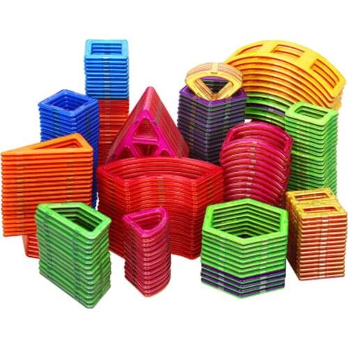 DIY Big size Magnetic Designer Building Blocks Set Construction Toys for Toddlers Magnetic Toys Magnet Car Model Building Toys