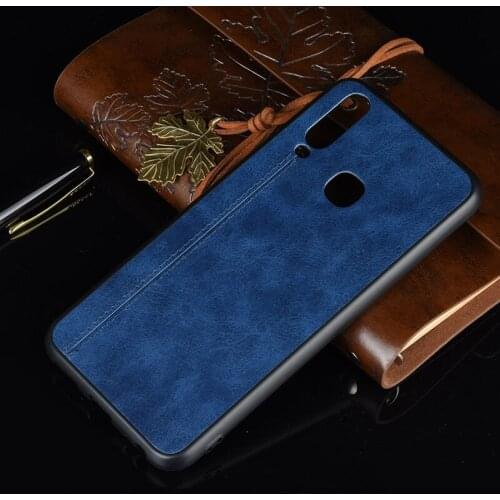 Leather Fitted Case For Vivo Y17 Y15 Y12 Y3 For Vivo Y19 U3 Y15S U20 Y9S Y11 2019 Cases Cow Texture Back Shell Hard Cover Coque