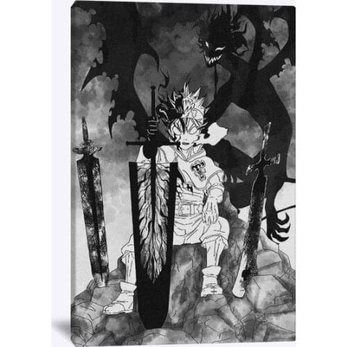 Modular Pictures Negro Canvas Anime Cool Boy Painting Devil Wall Art Posters Print Modern Living Room Home Decor No Framework