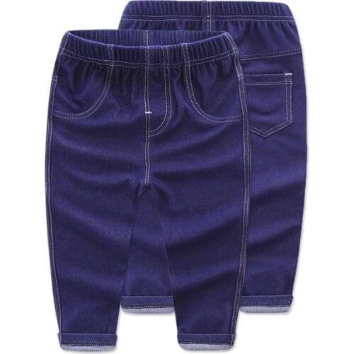 New Spring Boys Jeans Kids Jeans Skinny Jeans for Girls Baby Jeans Denim Pants Legs for Boys Jeans Cotton Girls Leggings 1-5Y