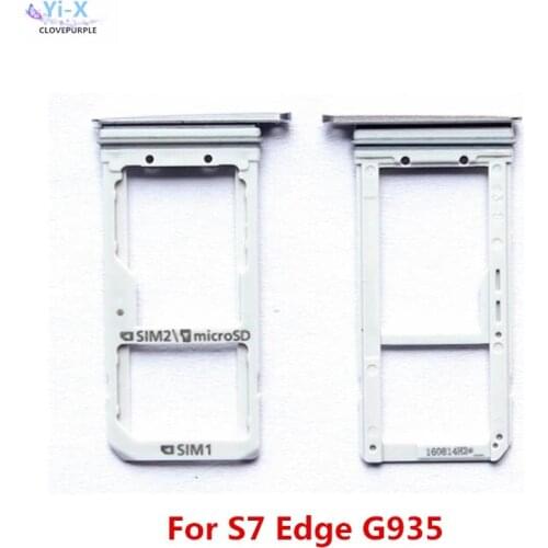 New For Samsung Galaxy S7 edge G935 Dual/Single Sim Card Holder Tray