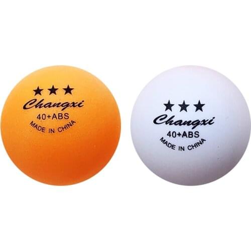 Newly Table Tennis Ball 50/100 PCS Bulk ABS Ping Pong Ball 3-Star 40+ Standard Size Training Ball for Game Matches