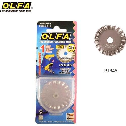 OLFA imported from Japan hob wave circle stainless steel serrated blade 45mm/PIB45-1