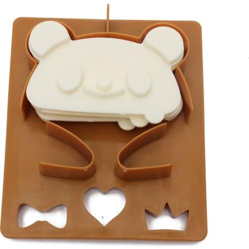 Durable Panda Frog Toast Sandwich Mold Bread Cutter Bento Diy Maker Shaper Set Cake Mold Baking Tool