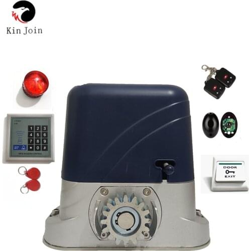 500kg gear drive sliding gate opener/electric gate motors DC 24V with 2 remote control 1 photocell 1 flashing lamp Optional