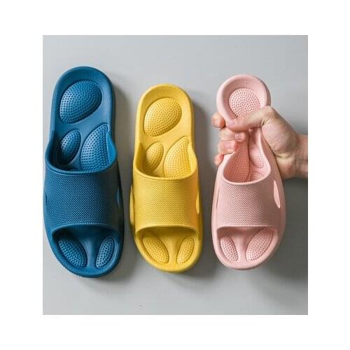 Foot massage sandals for womens families summer couples home indoor bathroom antiskid soft bottom slippers for men in summer