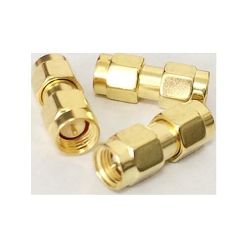 SMA Male Plug to Male Plug RF Coax Adapter convertor Straight goldplated Best price factotry outlet high quality