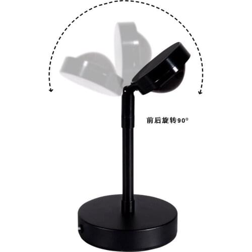 5V USB LED Projection Lamp Sunset Light Night LED Sunset Bulb Color Lamp Rainbow Lamp Table Lamp LED Decorative Atmosphere Lamp