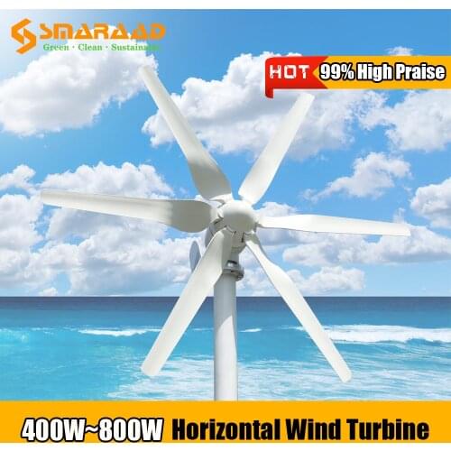 Poland Warehouse Fast Delivery 800w Free Energy 12v 24v Wind Turbine Generator With PWM Controller For Home Farm Street Lamps