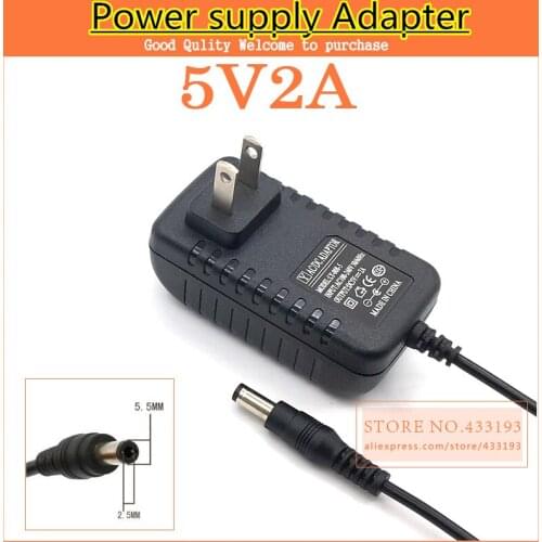 High quality 5v 2a Ac/dc Power Adapter US Plug Charger 5v2a Supply For Tv Box Mxq Other The Hot Sale