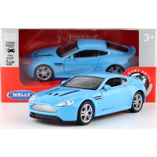 Free Shipping/WELLY Toy/Diecast Model/1:36 Scale/Aston-Martin V12/Pull Back Car/Educational Collection/Gift For Children