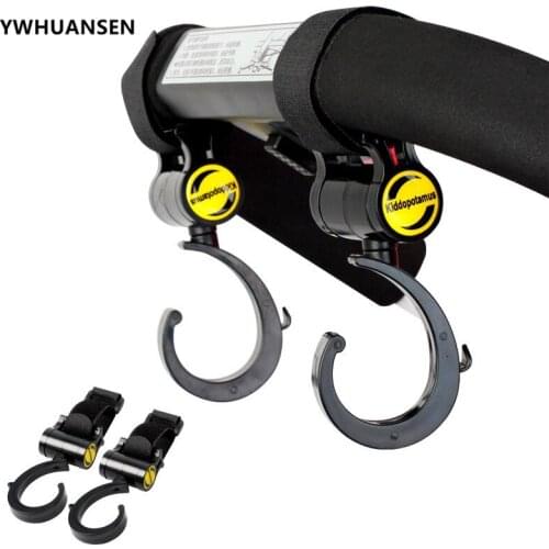 YWHUANSEN 2 Pack of Multi Purpose Stroller Hooks Hanger for Baby Diaper Bags Groceries Clothing Purse Great Accessory for Mommy
