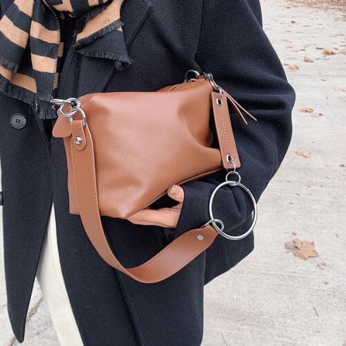 Female Hobos Messenger Bags Fashion Shoulder Bag for Women High Quality Pu Leather Famous Designer Lady Handbags Chain