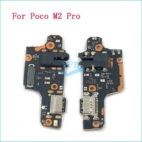 10pcs USB Port Charging Board For Xiaomi Mi 9 POCO X2 X3 M3 M2 Pro NFC USB Charging Dock Port Flex Cable