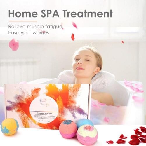 14Pcs Natural Spa Essential Oil Bath Bombs Ball Set For Girlfriends Women Moms Christmas Birthday New Year Gifts Salt Bath Ball