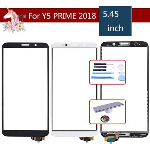 5.45" Touchscreen For Huawei Y5 PRIME 2018 DRA-L02 DUAL DRA-L22 Touch Screen Touch Panel Sensor Digitizer Front Glass Outer Lens