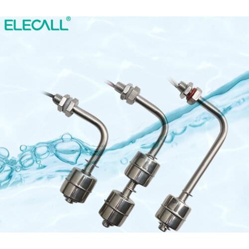 Right Angel dual balls Water Level Sensor Liquid Float Switch Tank Pool Stainless Steel dual balls ESC11510 1A1 2A1