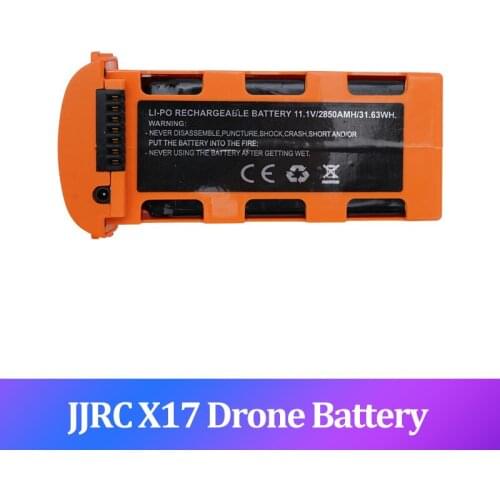 6PCS RC Drone Battery 11.1V 2850mAh For JJRC X17 Quadcopter Battery Original X17 Battery Parts