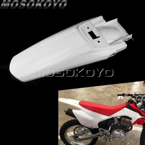 For Honda CRF230F MX Enduro Motorcycle Rear Mudguard Dirt Bike White Fender Cover For Honda CRF 230F 2015-2019