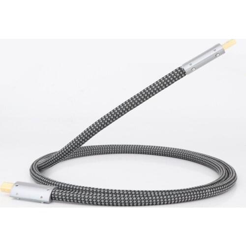 Monosaudio Formula B2.0 HI-End Silver Plated OFC USB Audio Cable Audiophile USB AB A-B DAC Gold plating DAC Decoder Printer Data