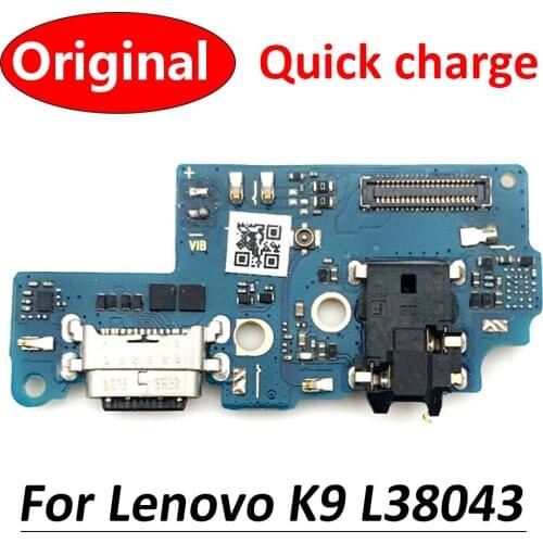 Original Dock Connector Micro USB Charger Charging Port Flex Cable For Lenovo K9 L38043 Microphone Board