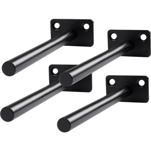 Floating Shelf Brackets Heavy Duty Industrial Iron Shelf Bracket Decorative Farmhouse Metal Blind Shelf Support